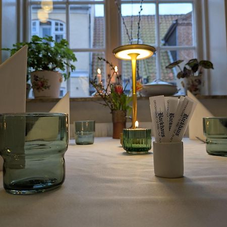 Restaurant Backhaus Hotel Ribe Buitenkant foto