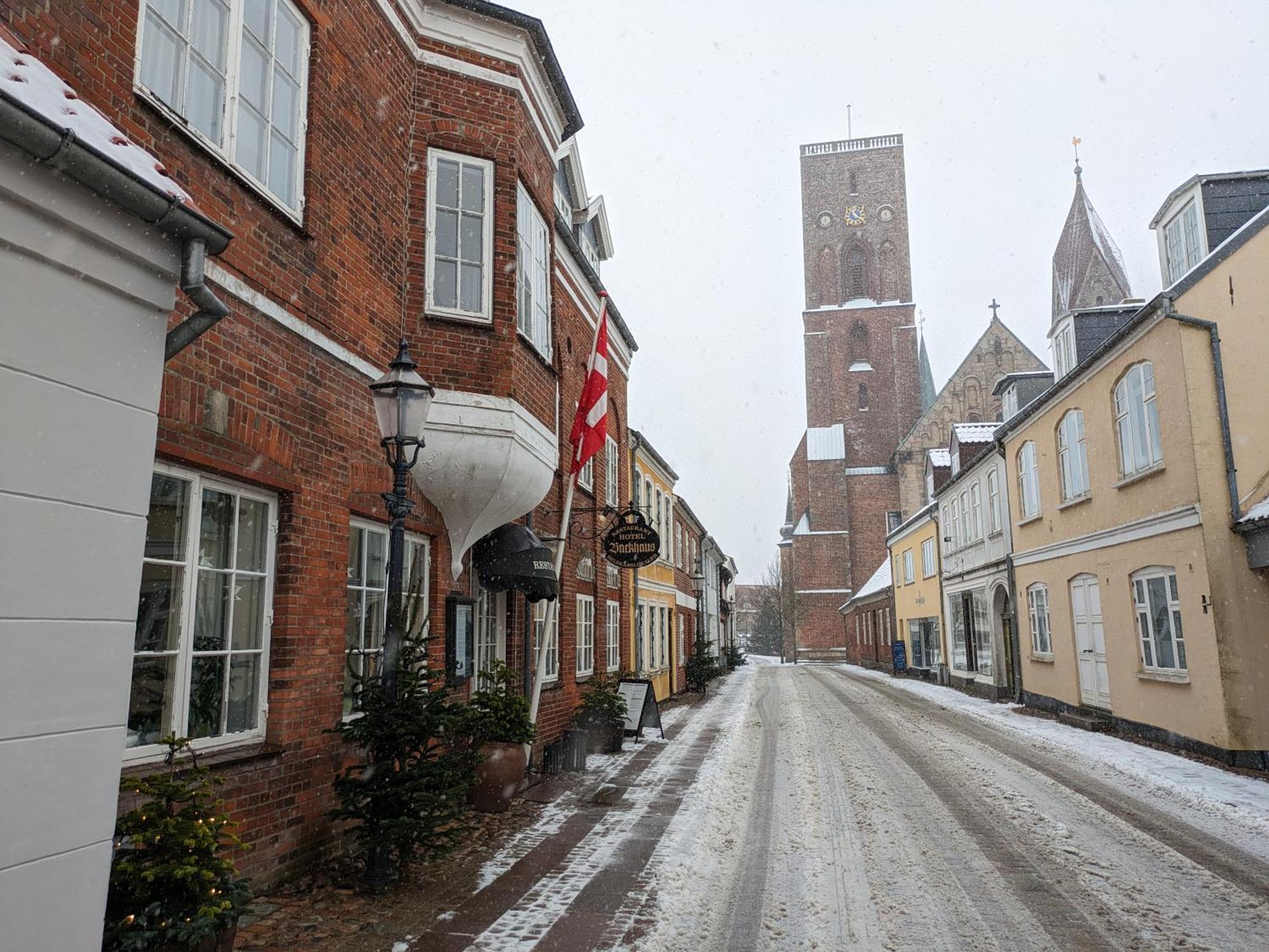 Restaurant Backhaus Hotel Ribe Buitenkant foto